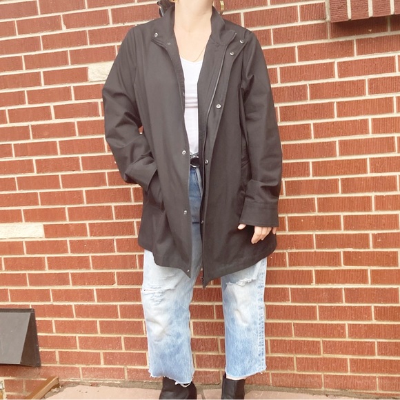 UNIVERSAL STANDARD Utility Barn Jacket Zip Closure High Neck Oversized SZ: M - Picture 6 of 10